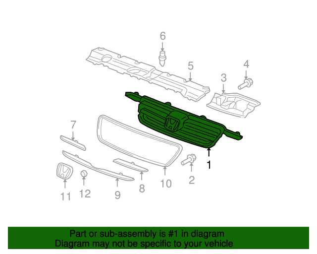 honda crv body parts diagram