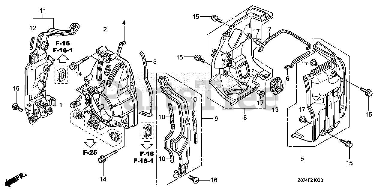 honda eu2000i generator parts diagram