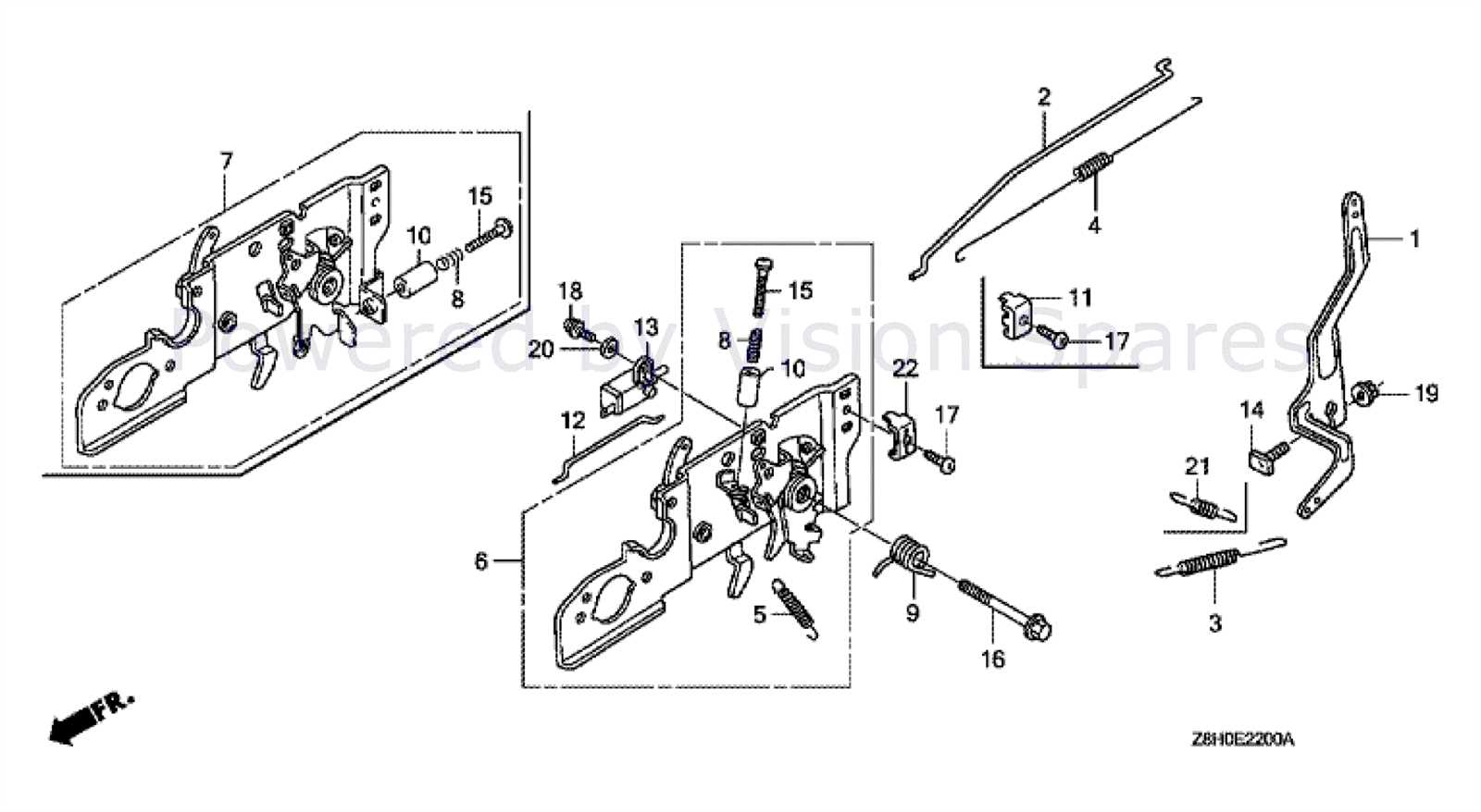 honda gcv135 parts diagram