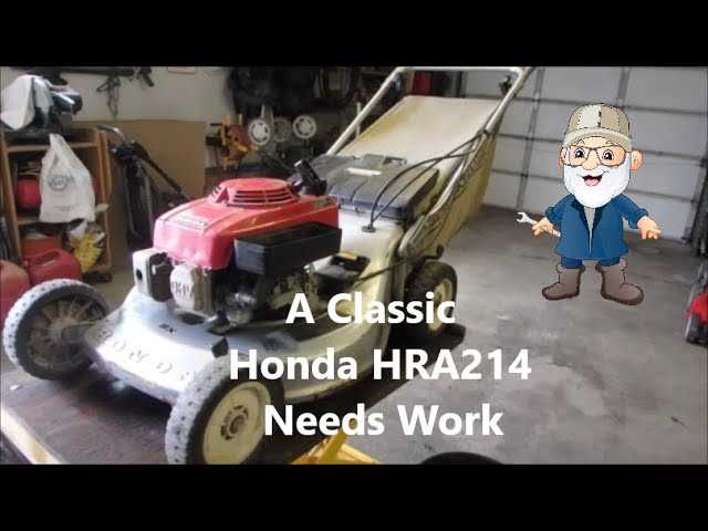 honda hr214 lawn mower parts diagram