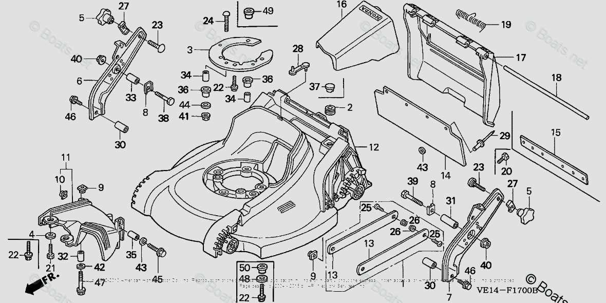 honda hr215 parts diagram