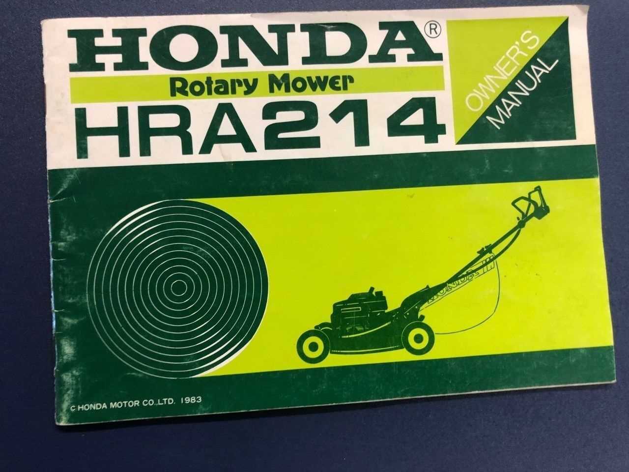 honda hra214 parts diagram