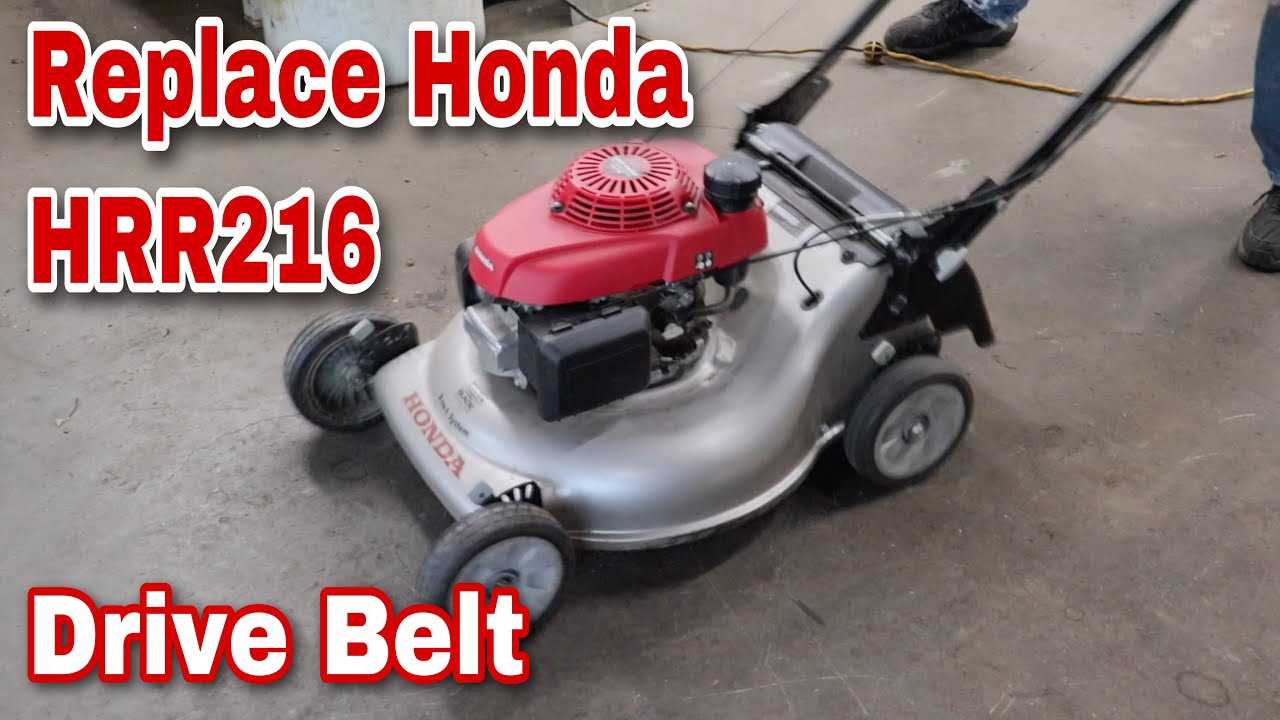 honda hrr216 parts diagram