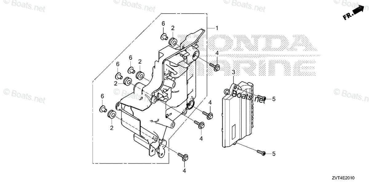 honda outboard parts diagram