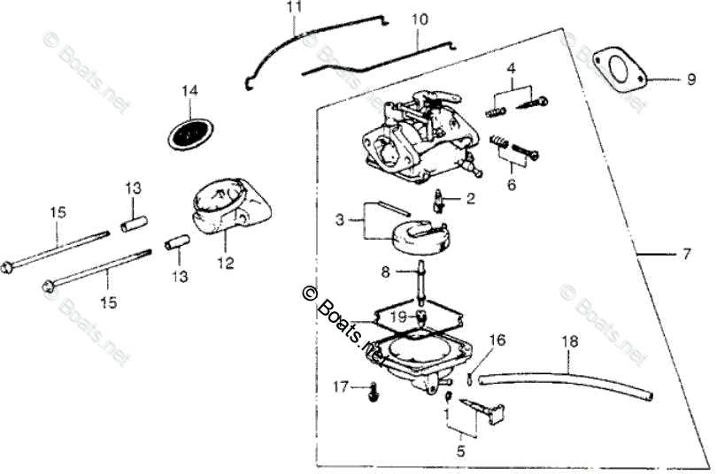 honda outboard parts diagram