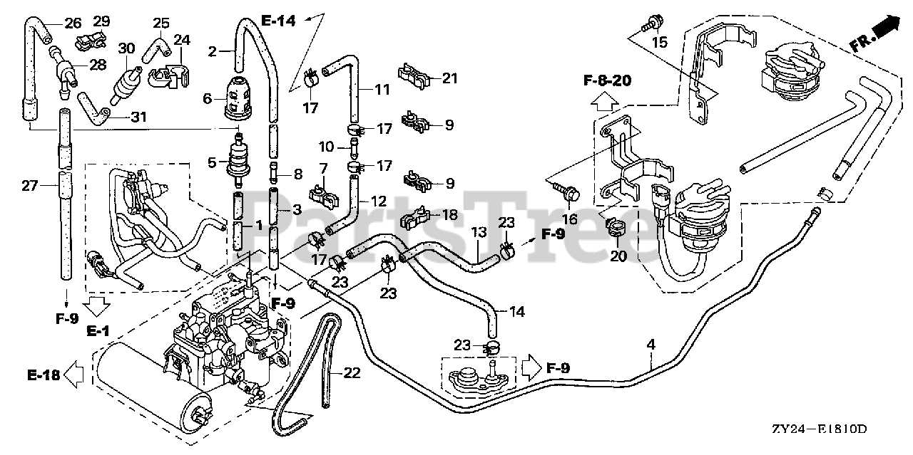 honda outboard parts diagram