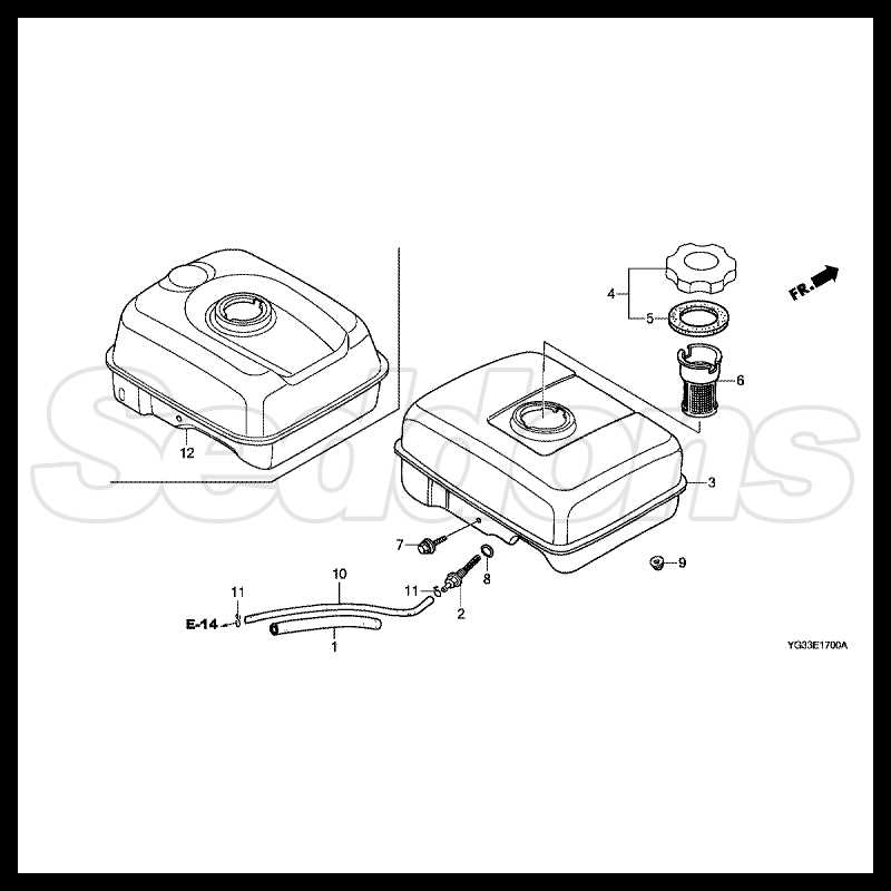 honda wb20xt water pump parts diagram