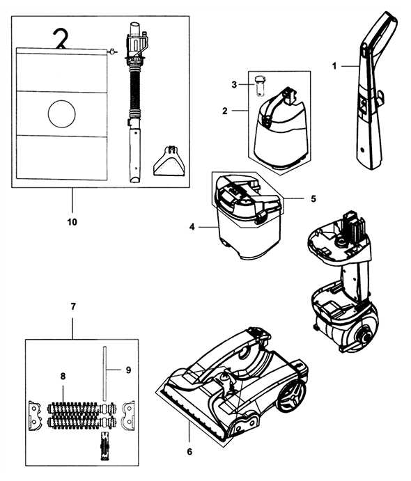 hoover power path pro xl parts diagram