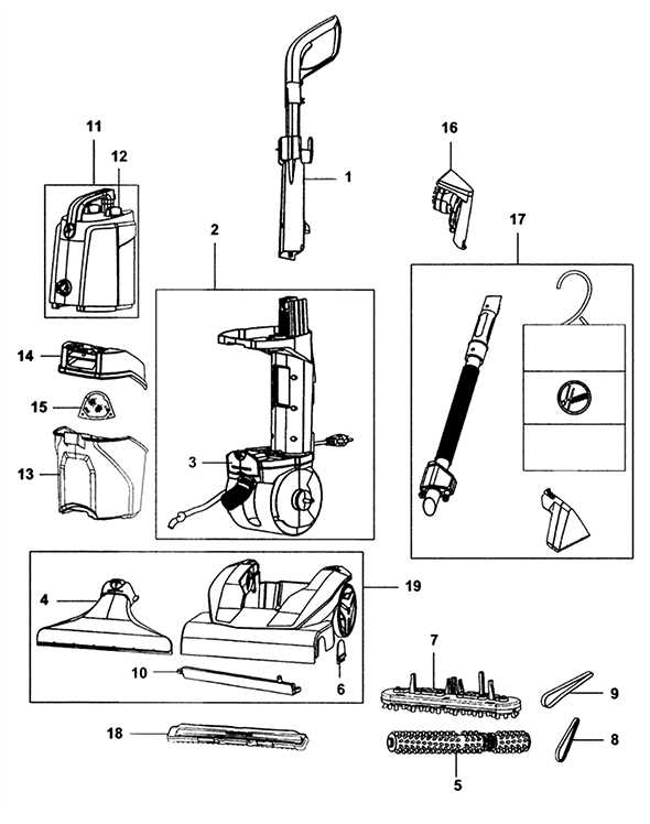 hoover power path pro xl parts diagram