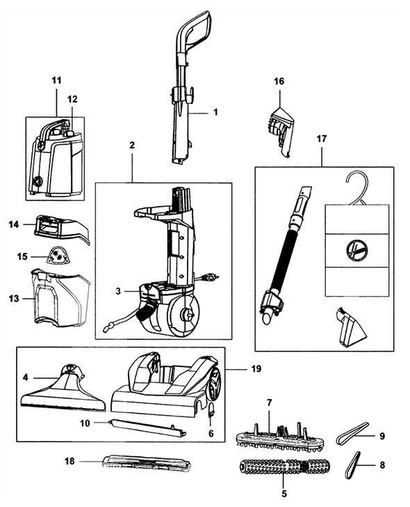 hoover spotless parts diagram