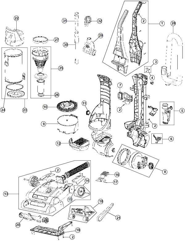 hoover uh74220 parts diagram