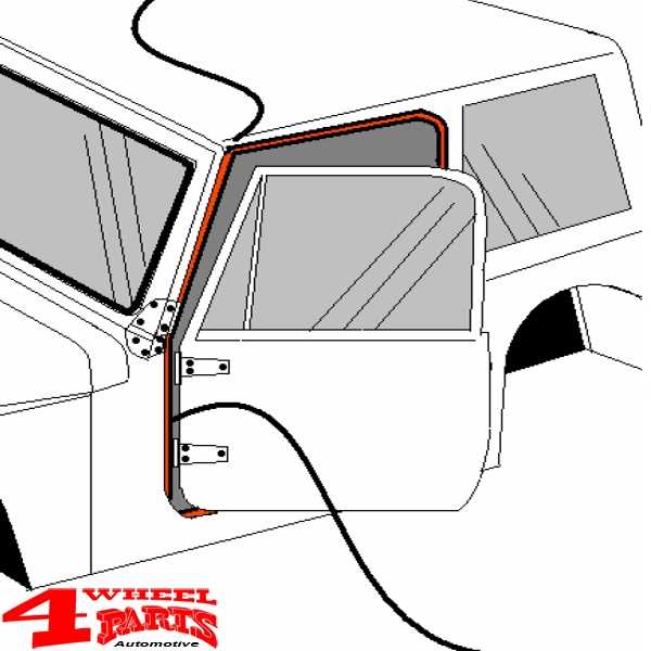 jeep yj hardtop parts diagram