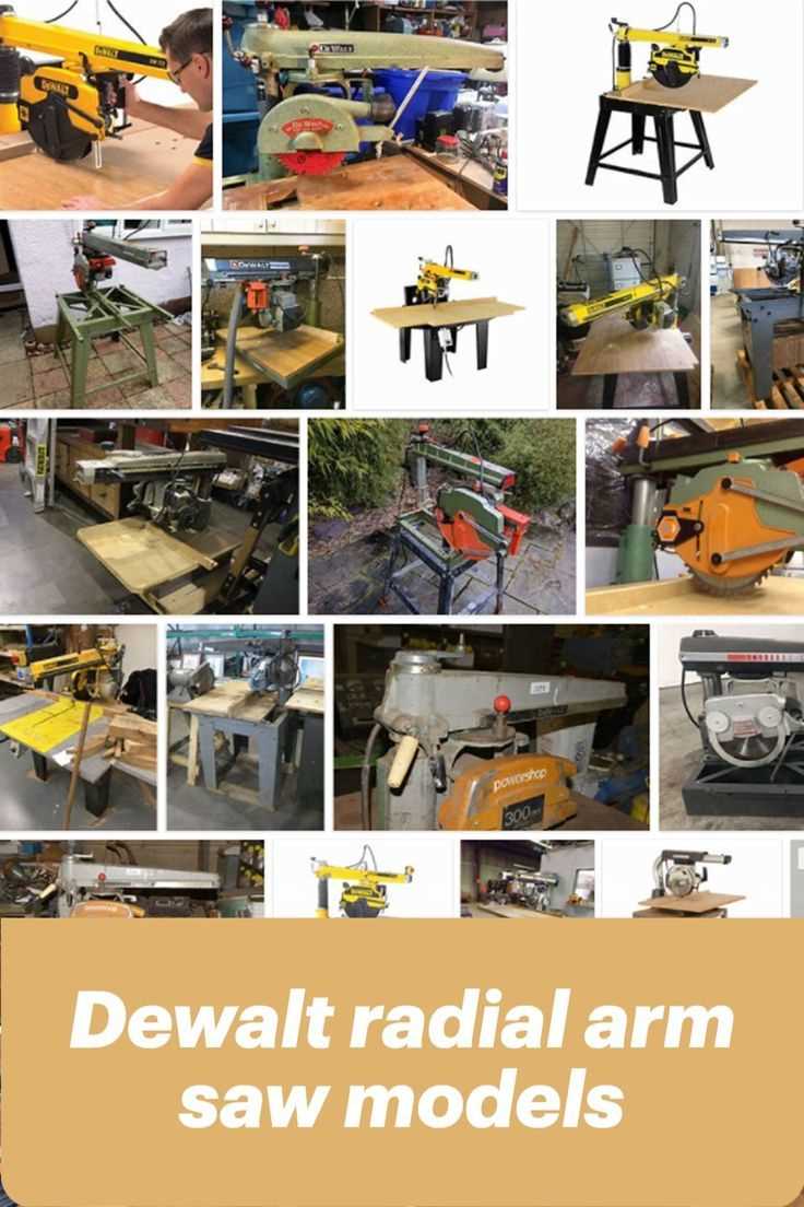 dewalt radial arm saw parts diagram