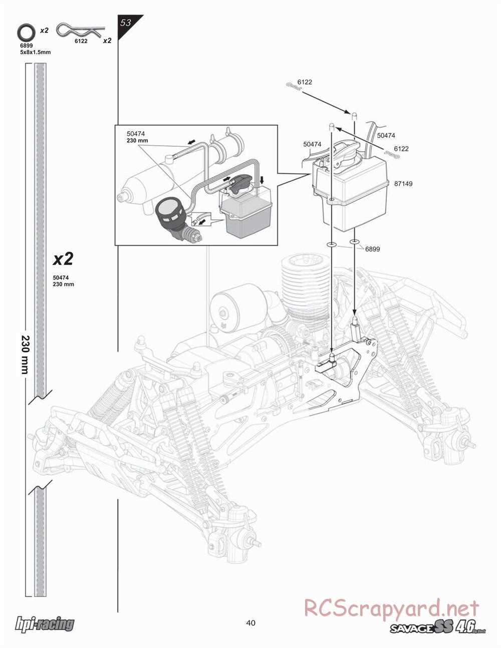hpi savage x 4.6 parts diagram