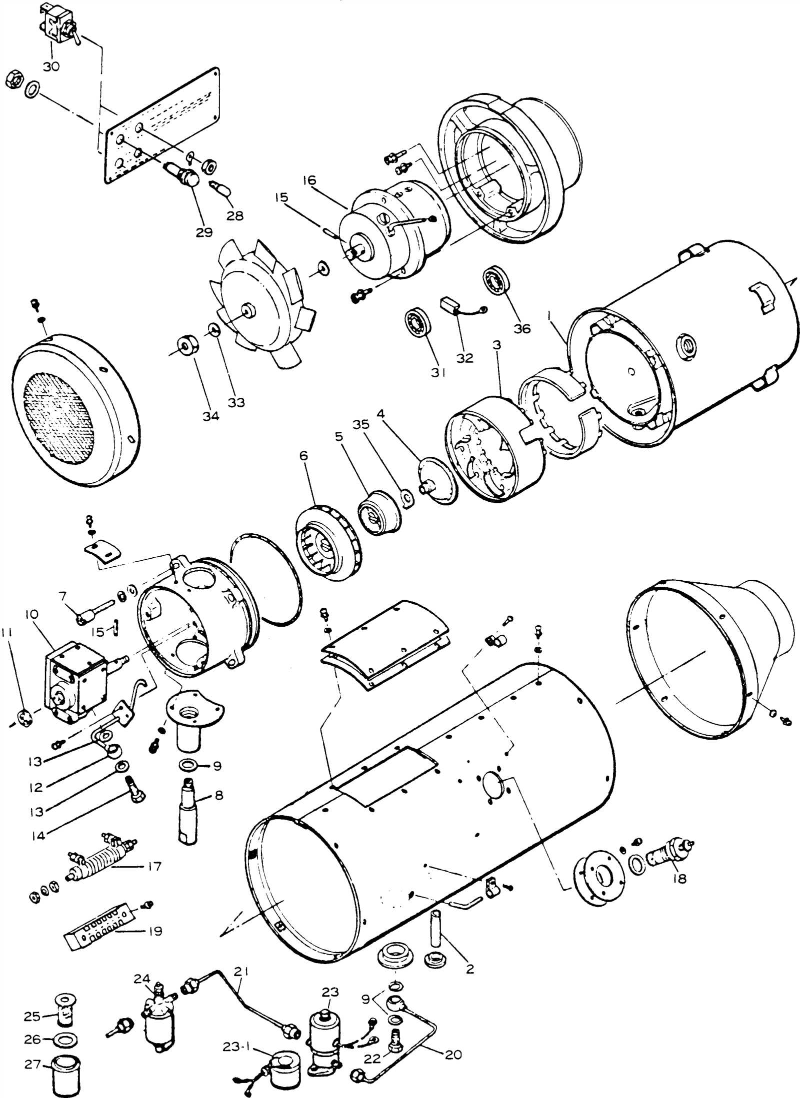 monarch 1110 parts diagram