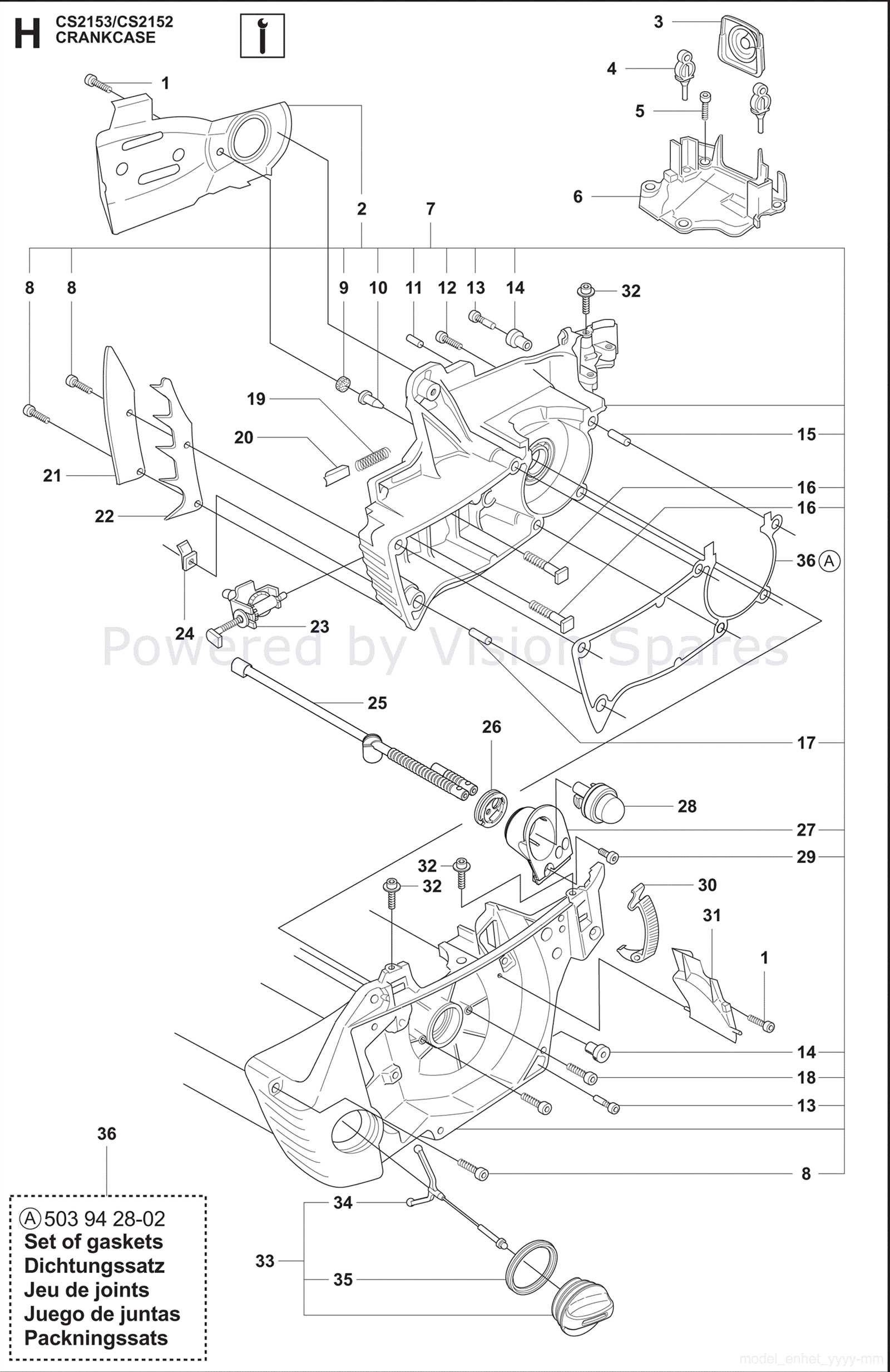 jonsered 2152 parts diagram