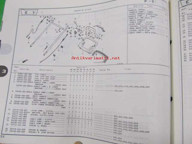 hrm215 parts diagram