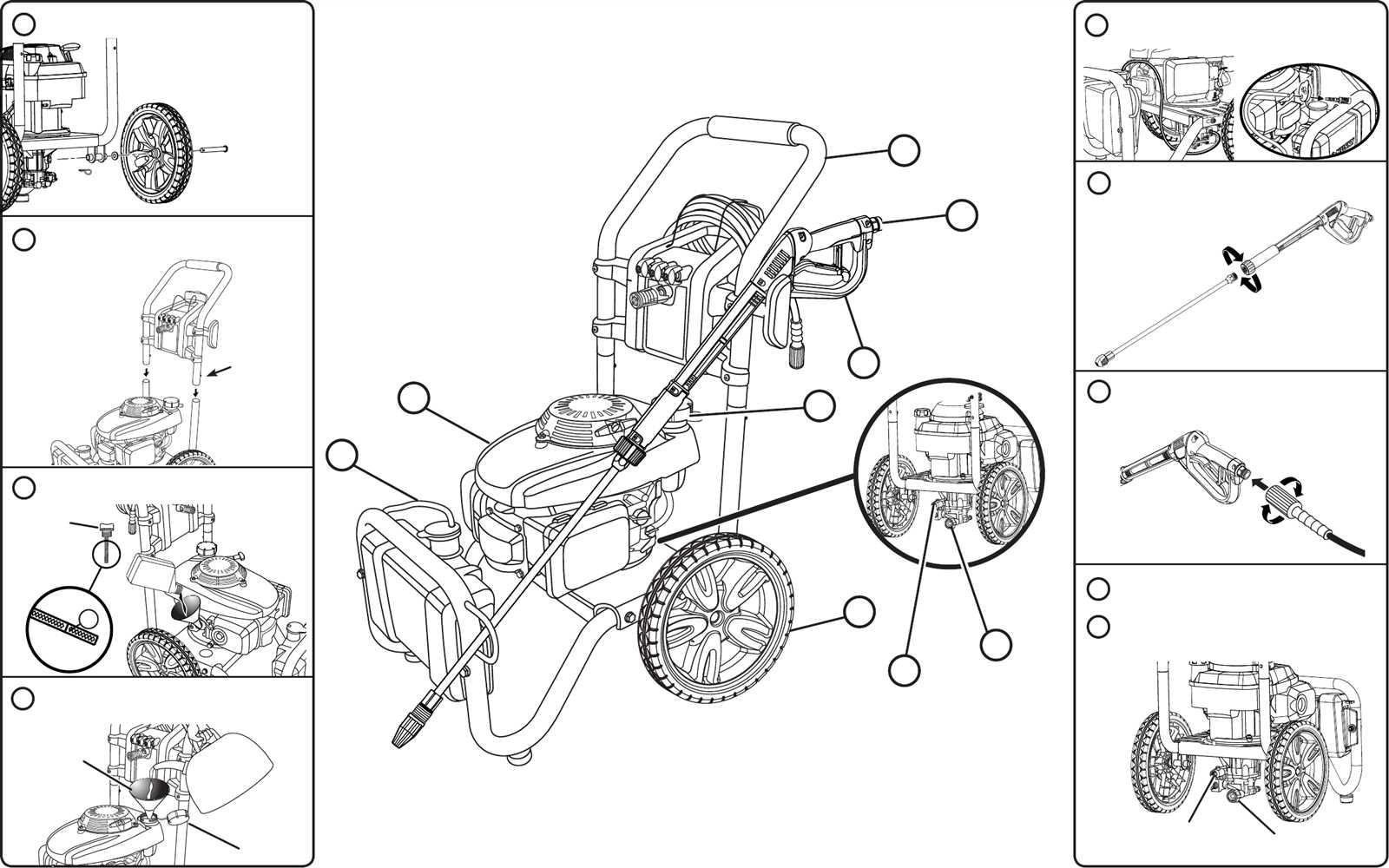 husky pressure washer parts diagram