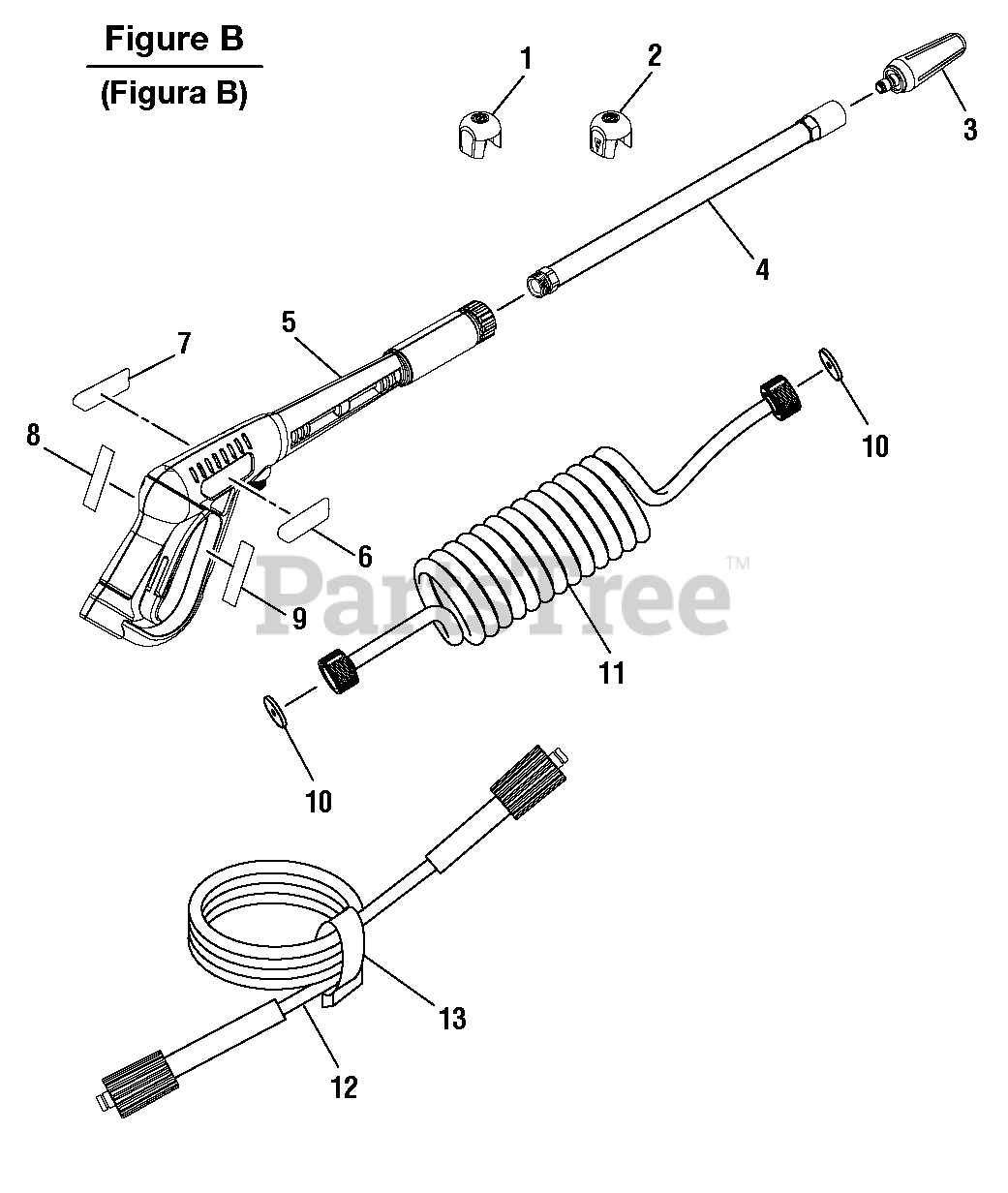 husky pressure washer parts diagram