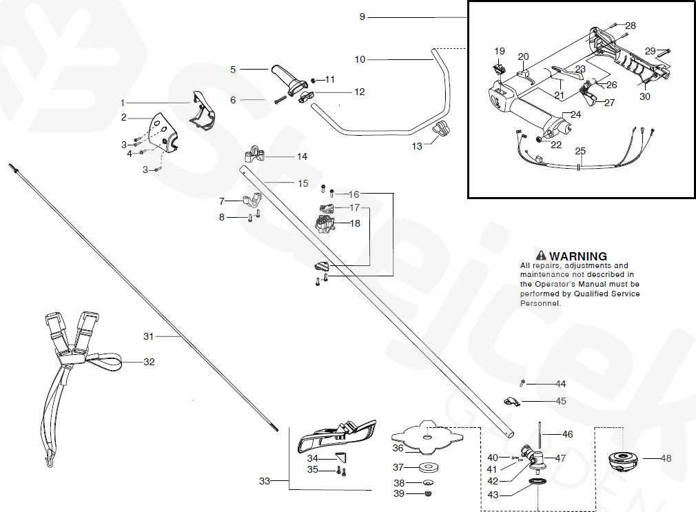 husqvarna 129r parts diagram