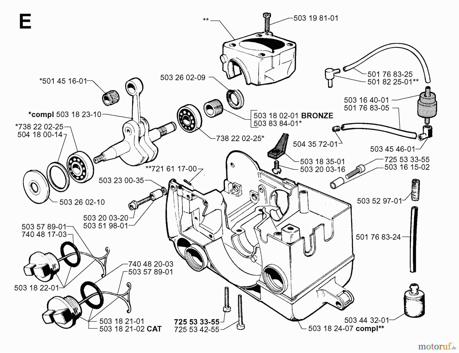 husqvarna 345 chainsaw parts diagram