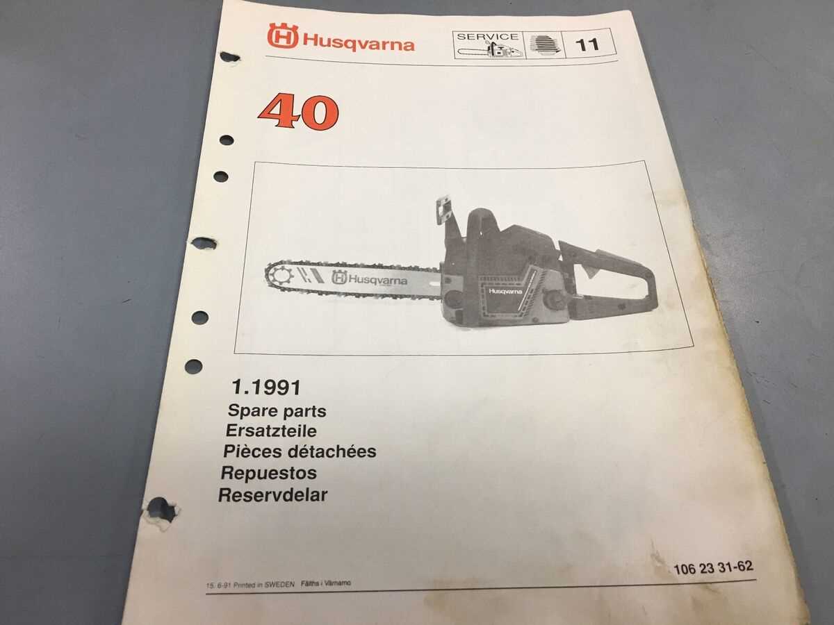 husqvarna 41 chainsaw parts diagram