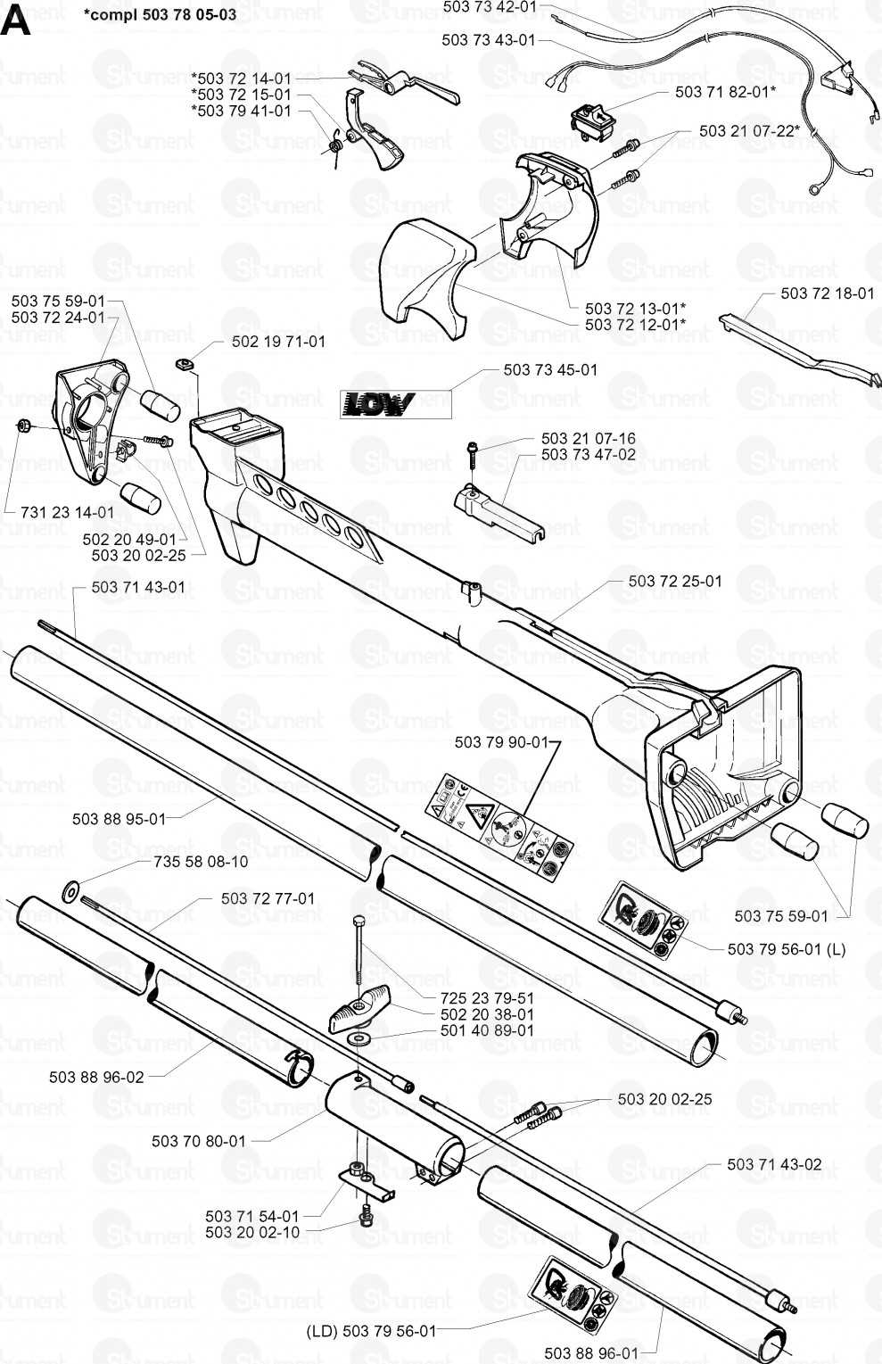 husqvarna 522l parts diagram