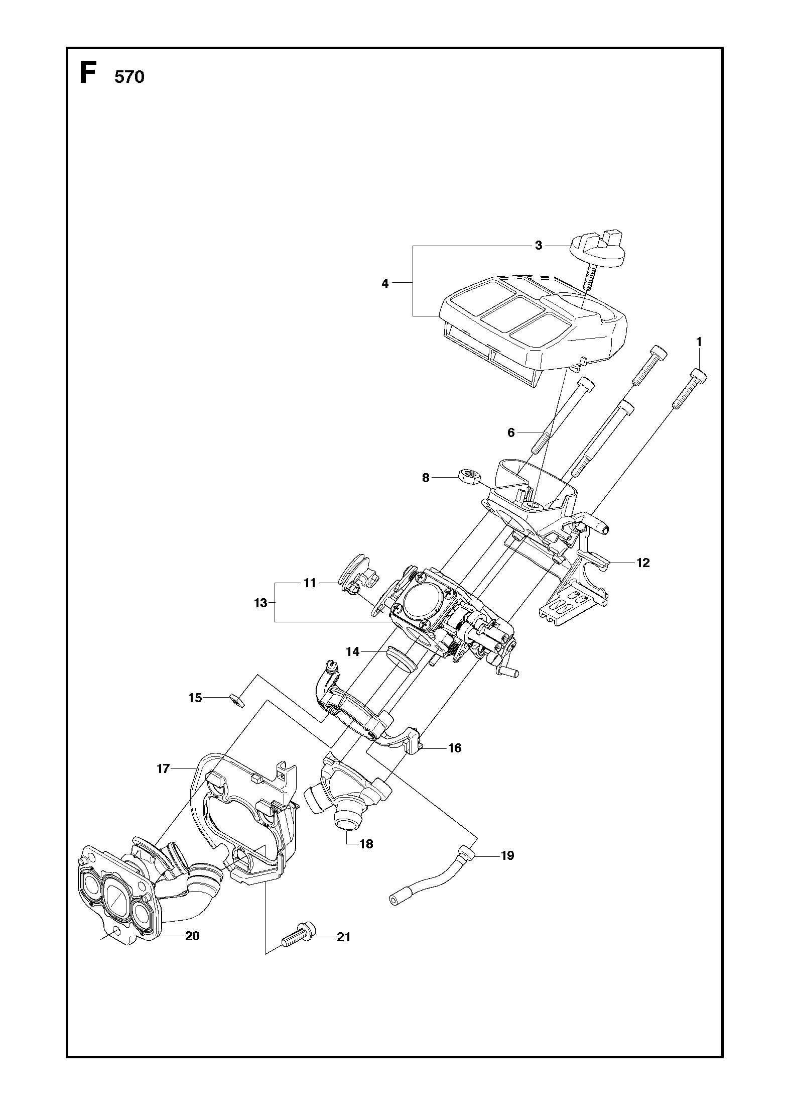 husqvarna 576xp parts diagram