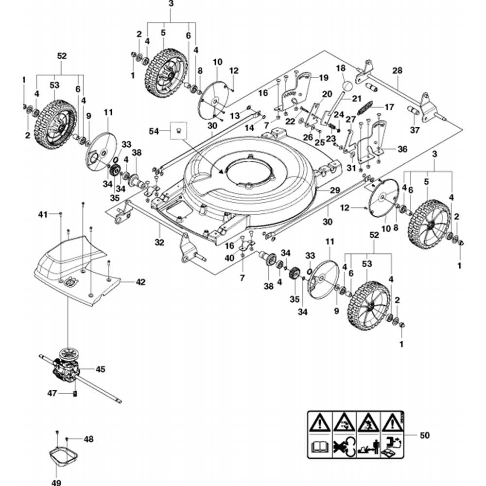 husqvarna lawn tractor parts diagram