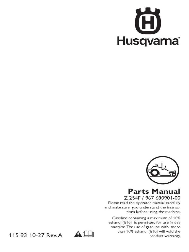 husqvarna parts diagram pdf