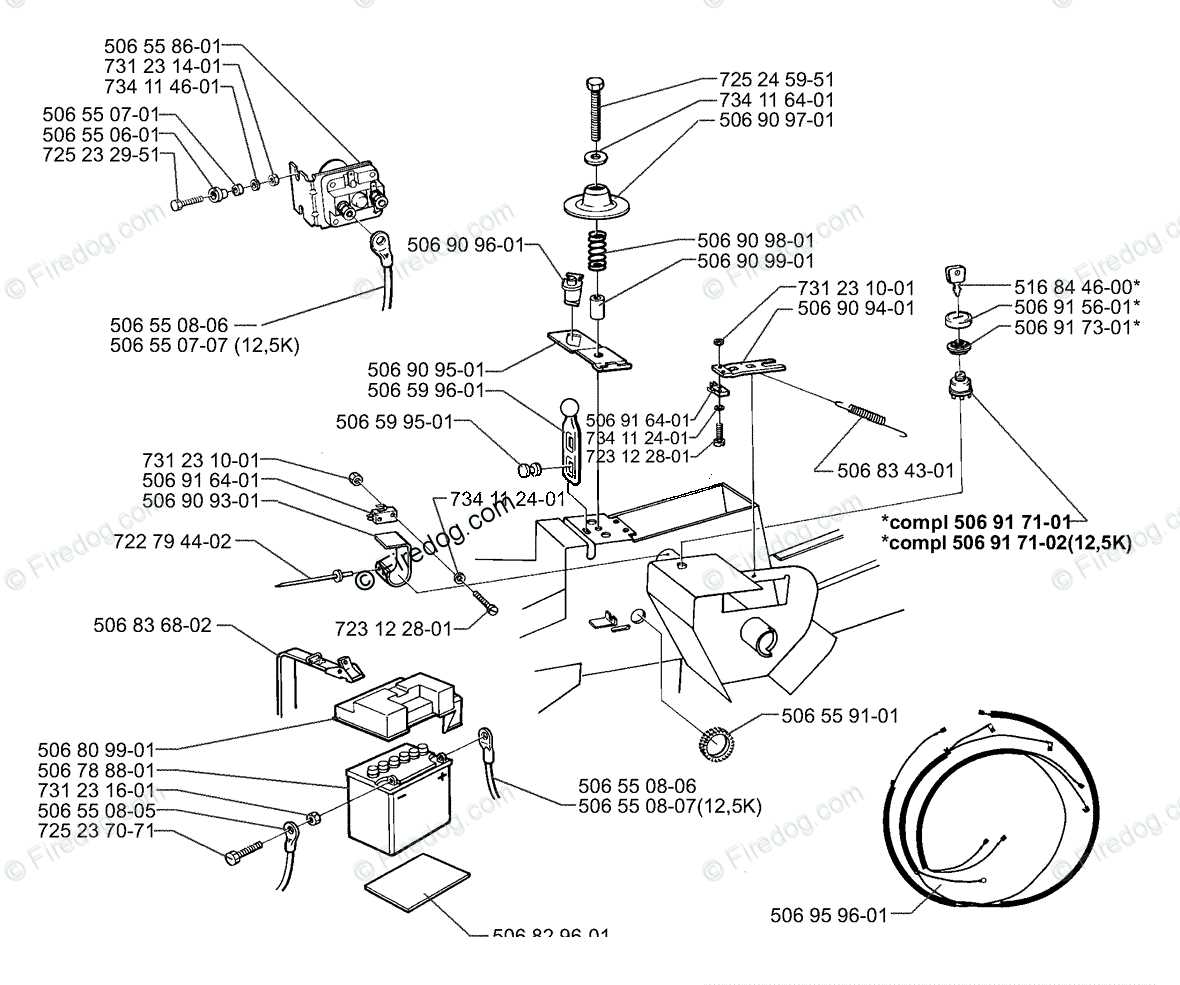 husqvarna rider 970 parts diagram