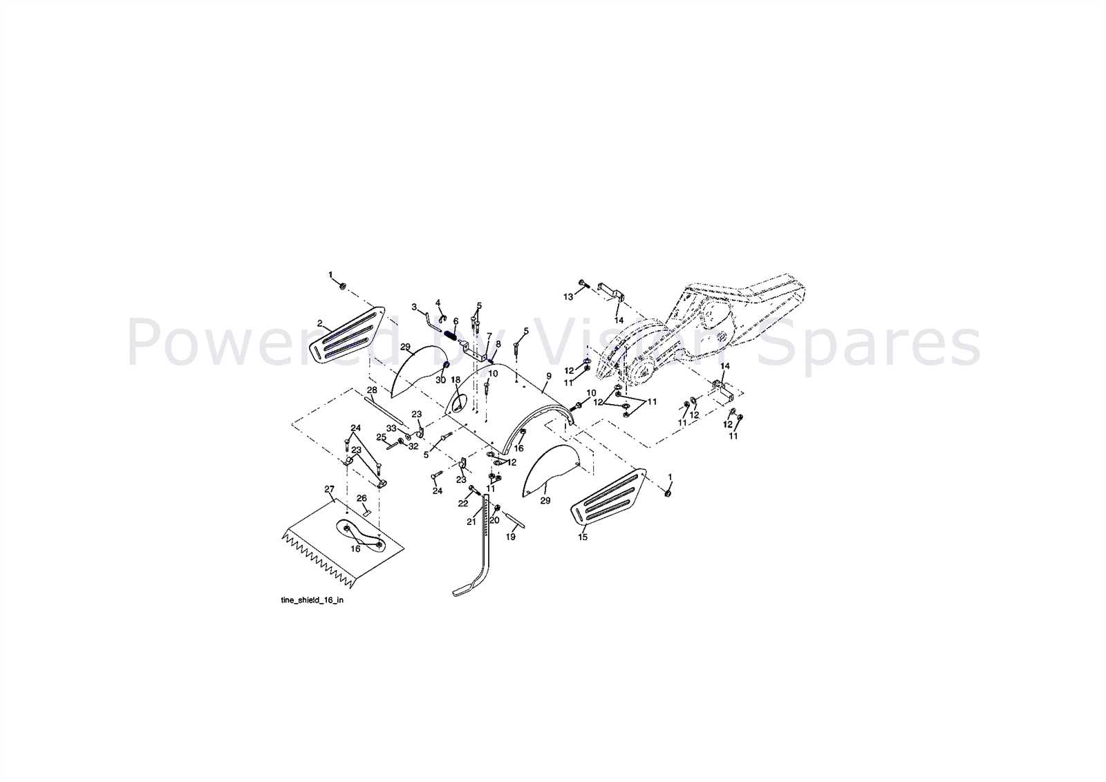 husqvarna tiller parts diagram