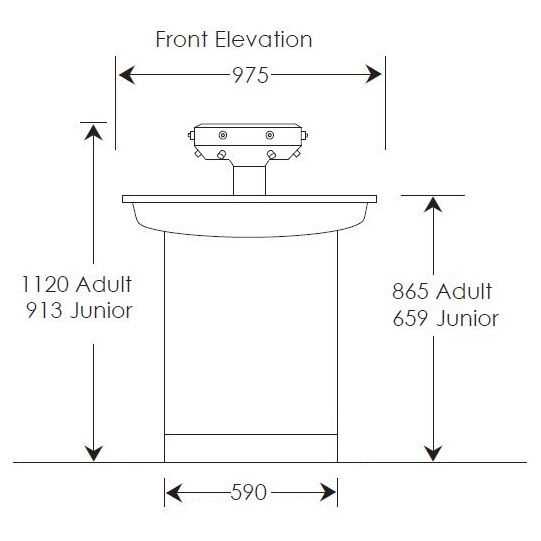 acorn wash fountain parts diagram