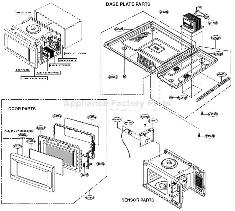 kitchenaid oven parts diagram