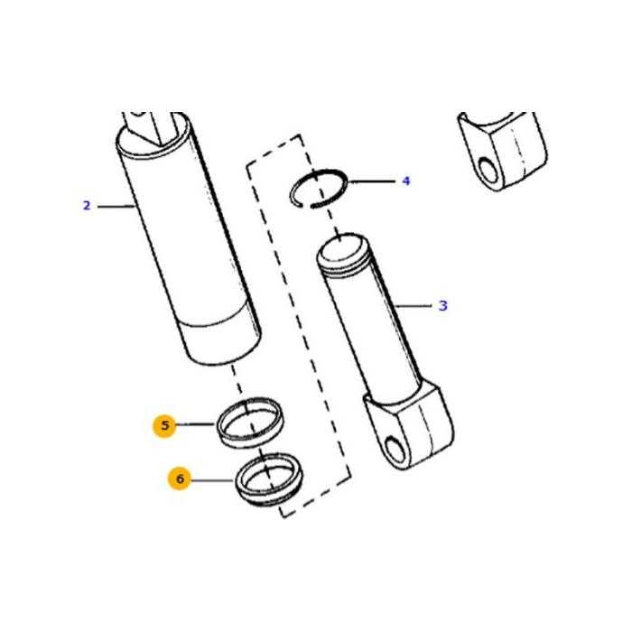 hydraulic cylinder parts diagram