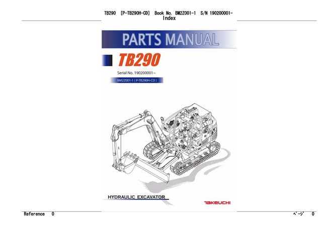 hydraulic excavator parts diagram