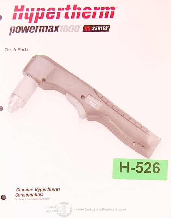 hypertherm powermax 30 parts diagram