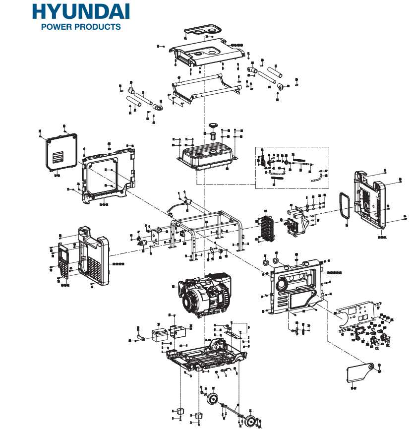 hyundai generator parts diagram