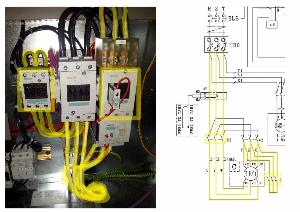 part winding start compressor wiring diagram