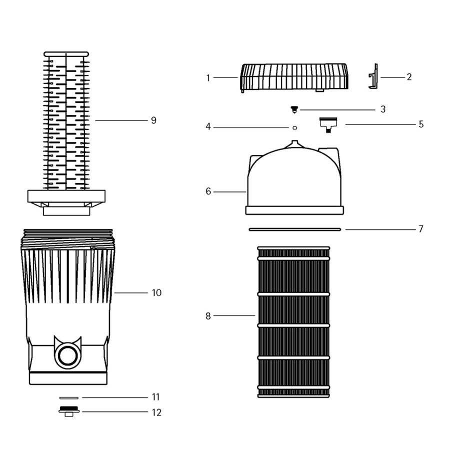 jacuzzi sand filter parts diagram