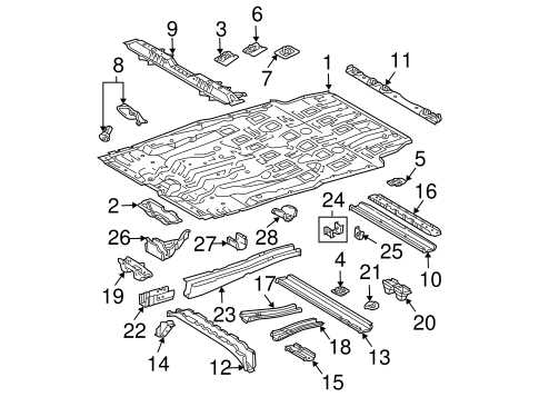 2005 toyota sienna parts diagram