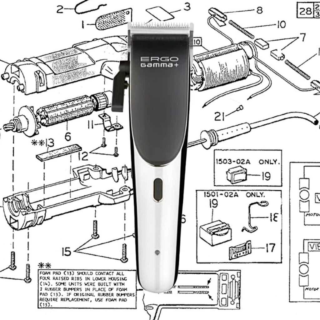 assembly wahl clipper parts diagram