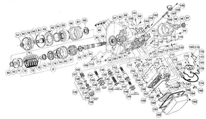 ford c6 transmission parts diagram