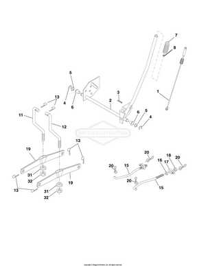 murray 42 inch deck parts diagram