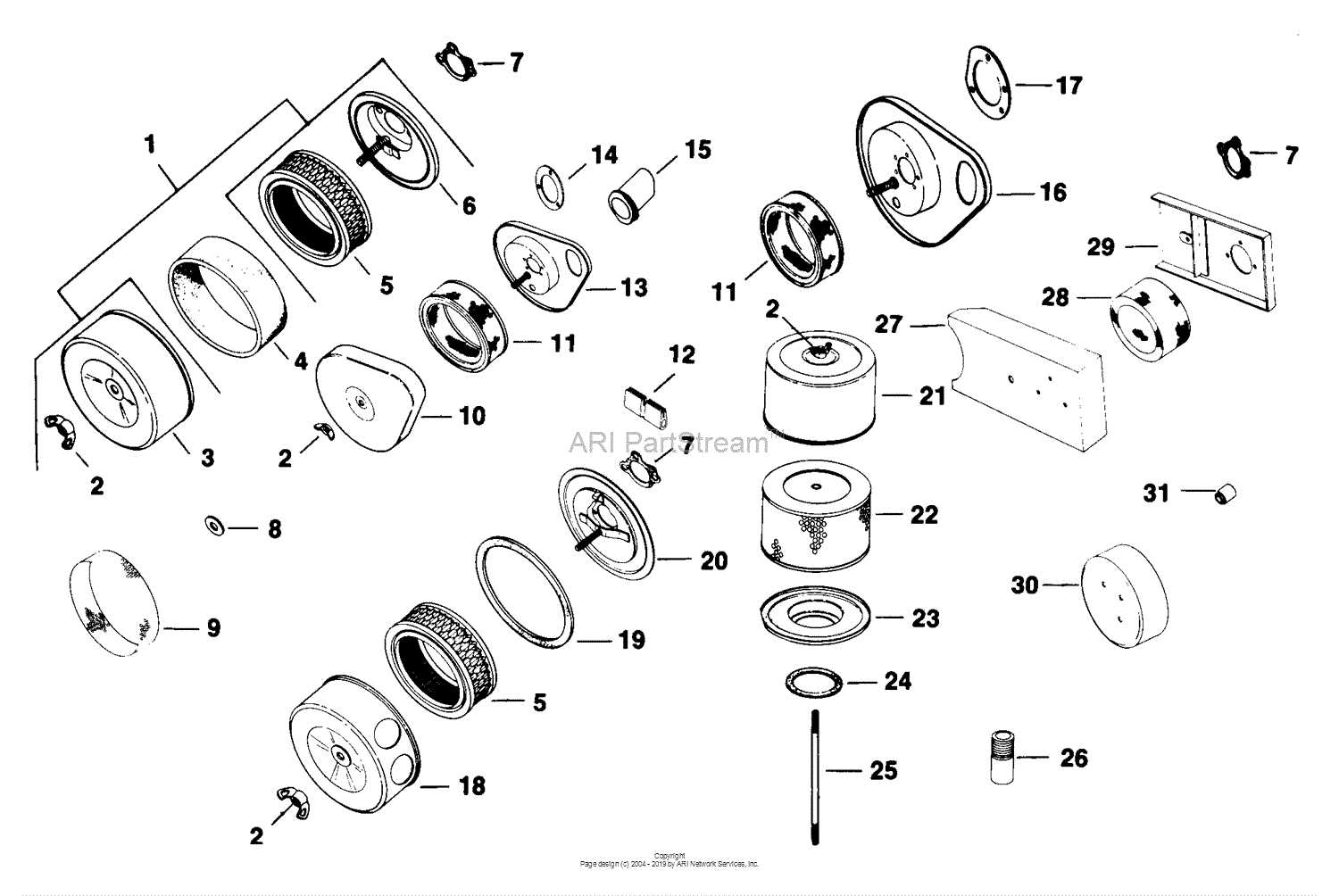 carrier parts diagram