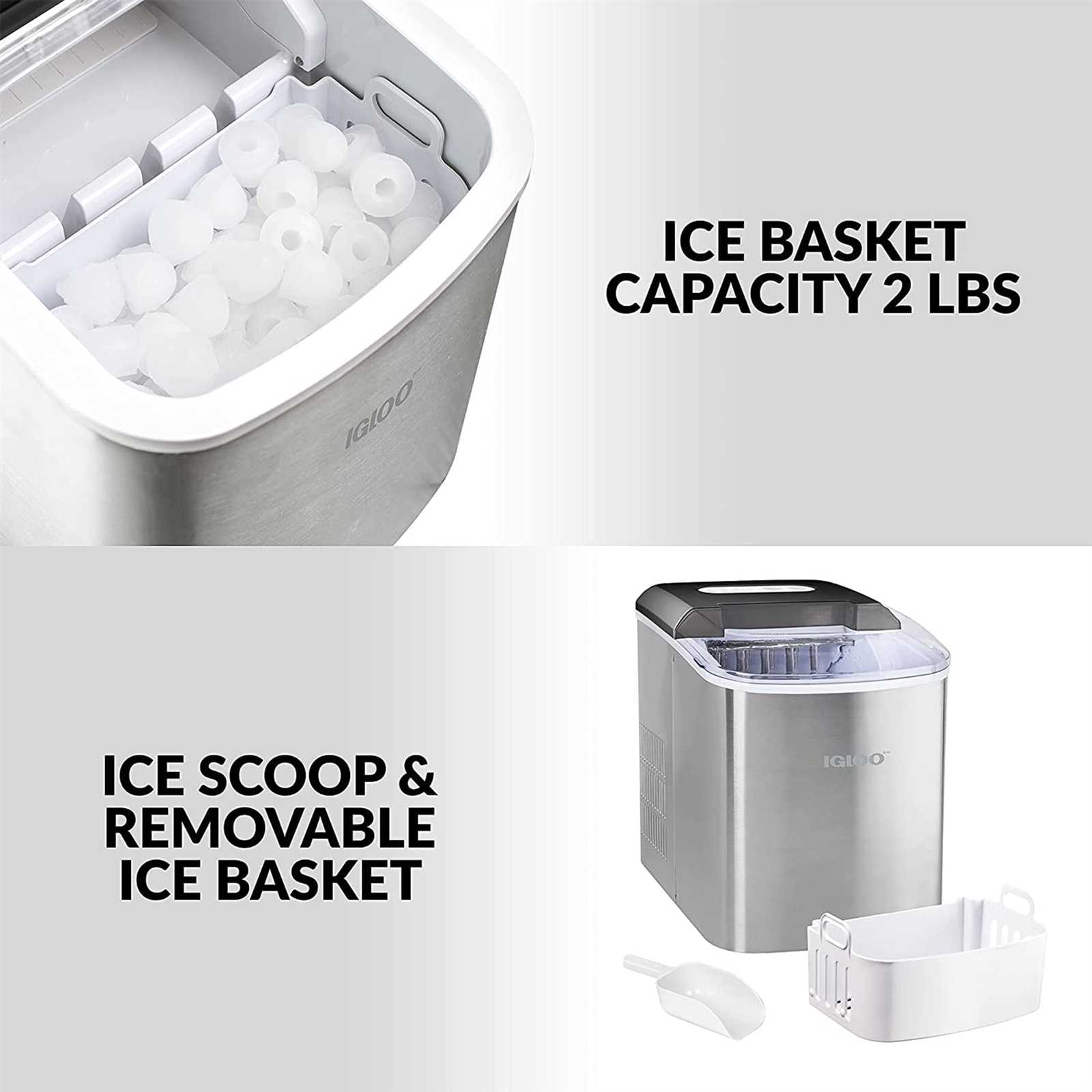 igloo countertop ice maker parts diagram