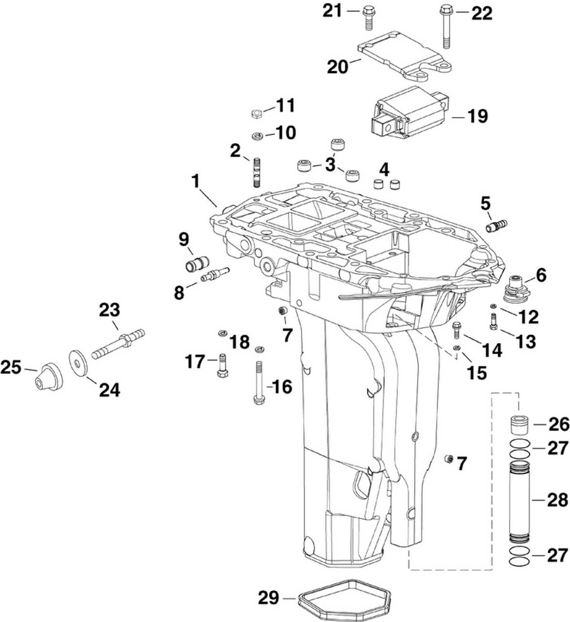 evinrude 9.9 parts diagram