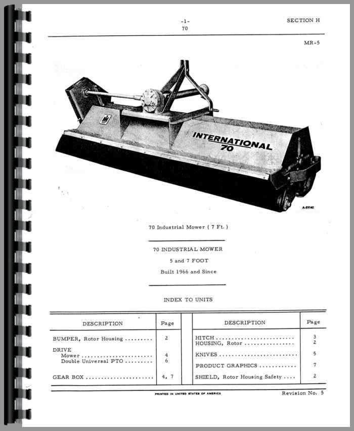 ih 1300 sickle mower parts diagram