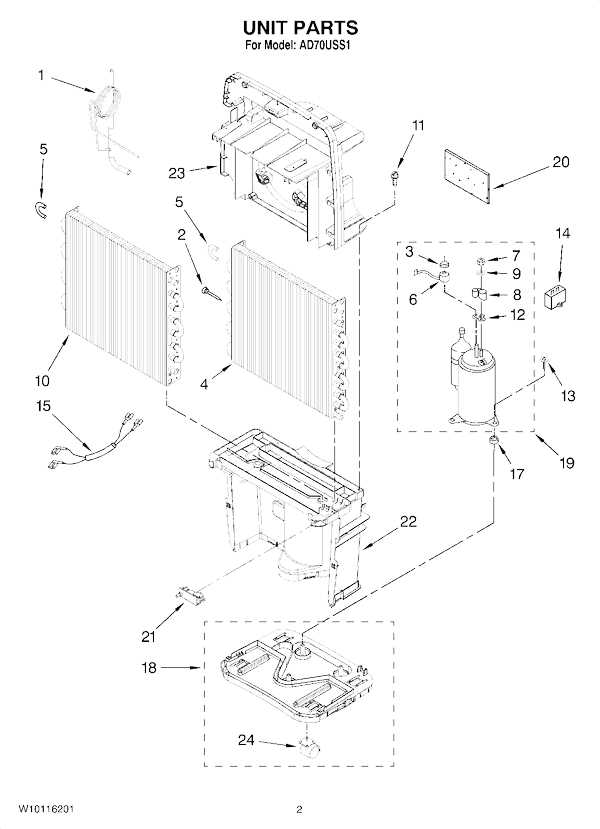 dehumidifier parts diagram