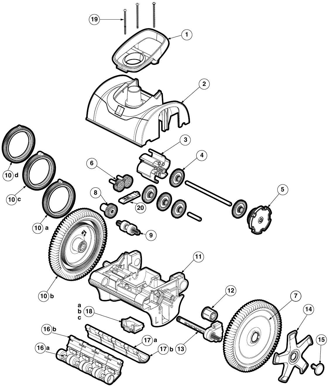 hayward pool filter parts diagram